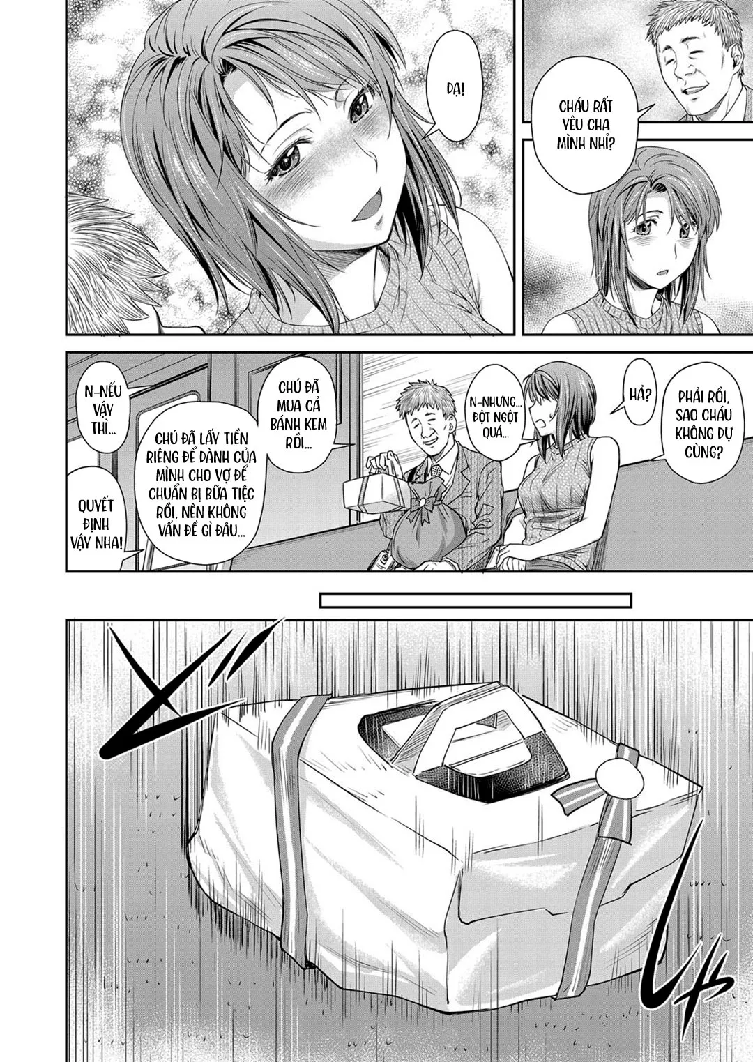 HentaiVN.net - Ảnh 9 - Tình cha con khác họ [Oyako no Jijo; A Father-Daughter Situation] - Oneshot