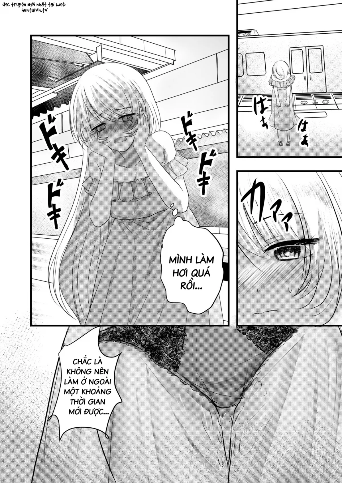 HentaiVN.net - Ảnh 19 - Chị gái nghiện thủ dâm [Roshutsu Onanie] - Oneshot