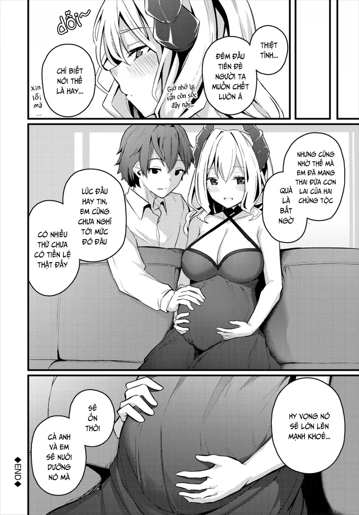 HentaiVN.net - Ảnh 21 - Tình Đầu Của Ma Vương [Hatsukoi to Maou;First Love And King of the Darkness] - Oneshot