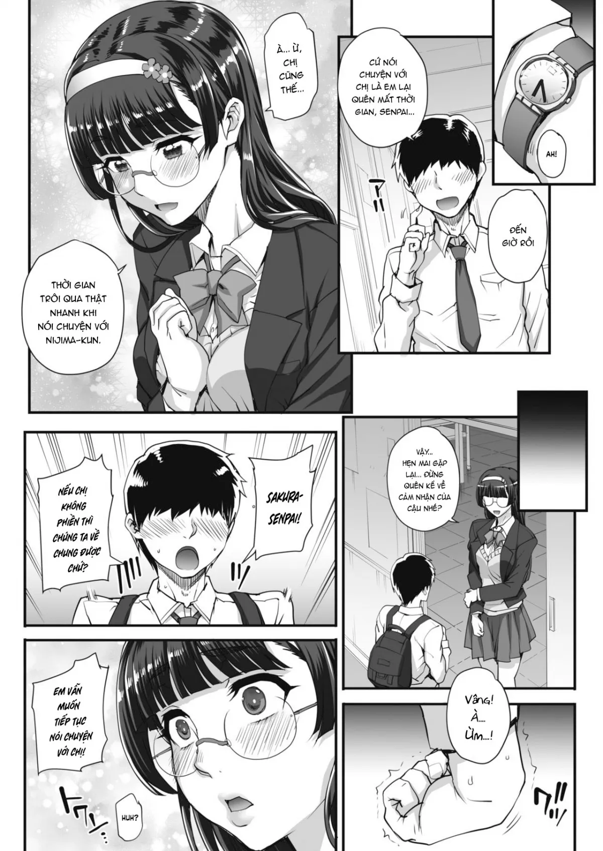 HentaiVN.net - Ảnh 5 - Bungaku o musaboru monotachi - Chap 1: Điều gì ẩn dấu đằng sau bầu không khí đó?