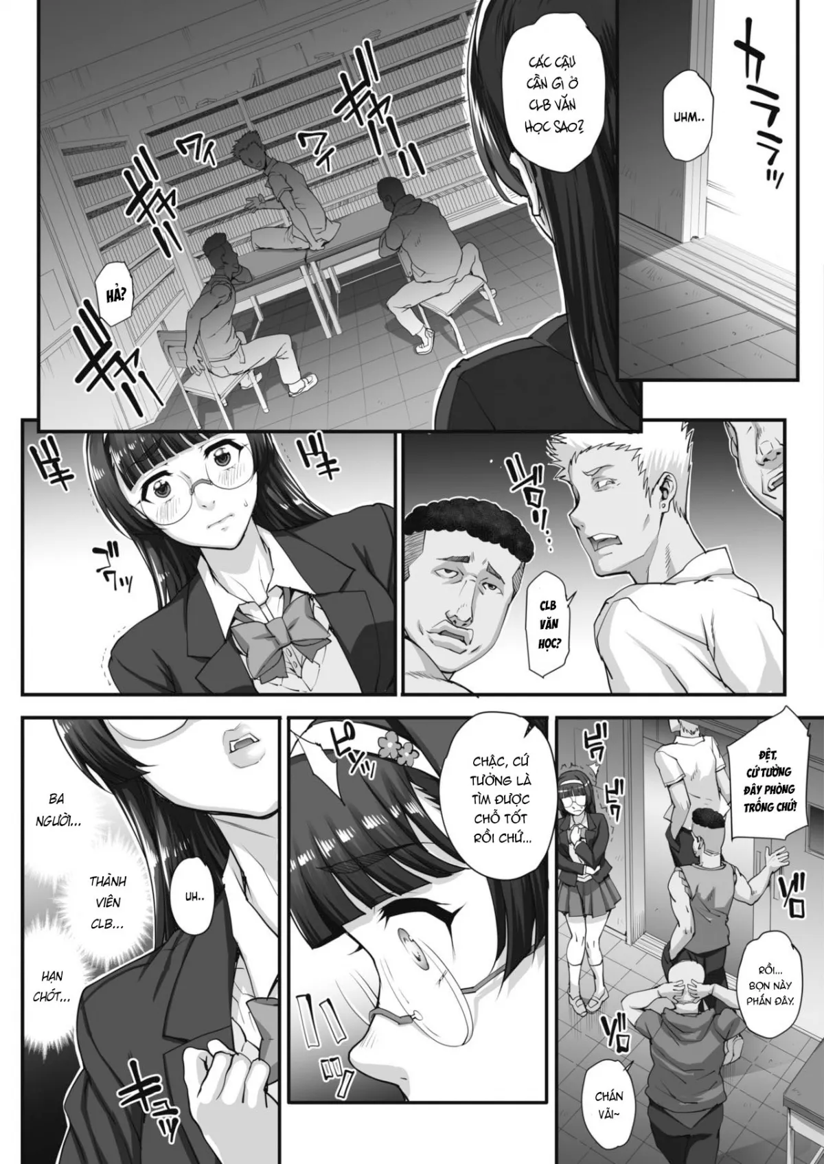 HentaiVN.net - Ảnh 5 - Bungaku o musaboru monotachi - Chap 1.2: Cách mà mọi chuyện bắt đầu