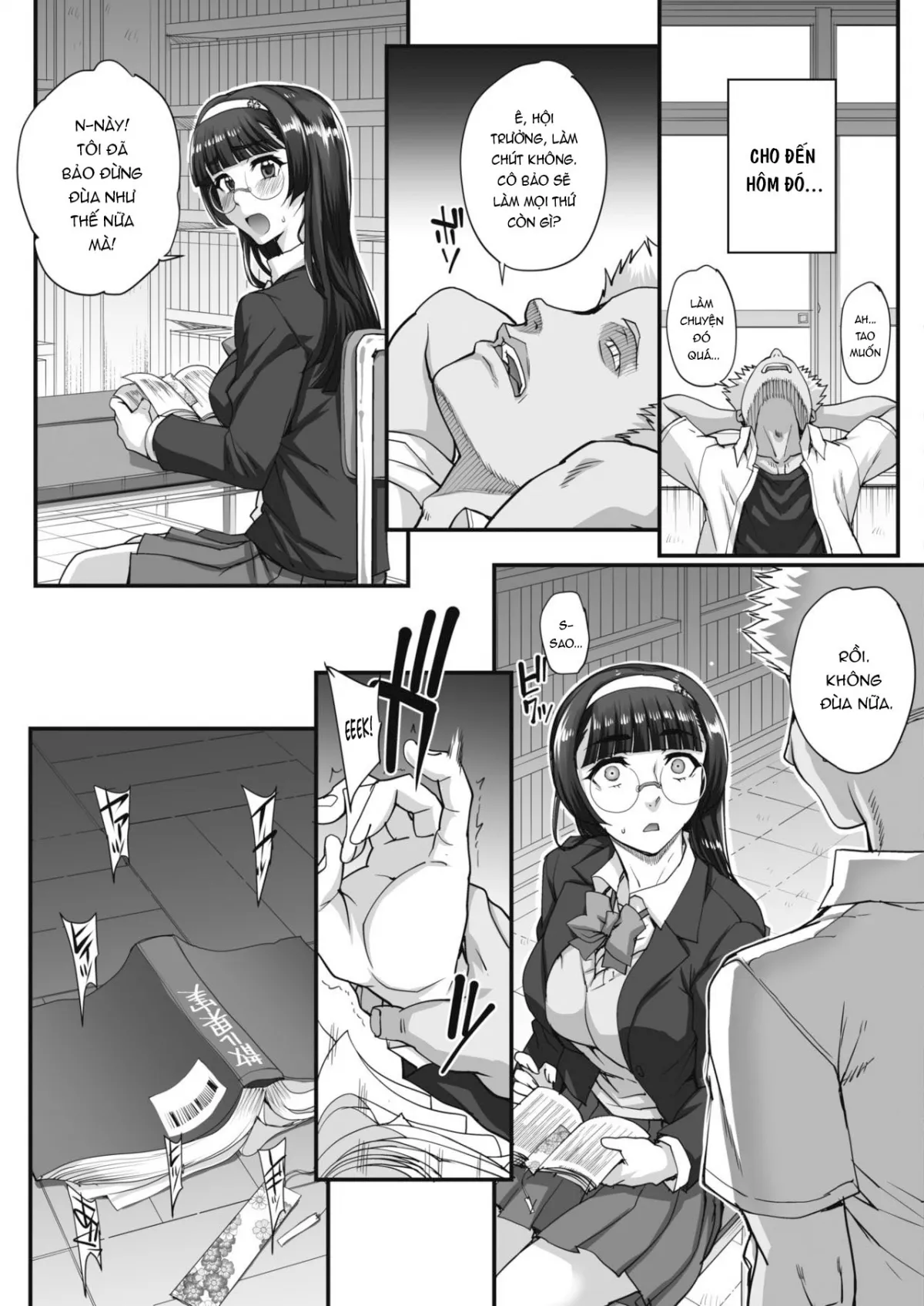 HentaiVN.net - Ảnh 9 - Bungaku o musaboru monotachi - Chap 1.2: Cách mà mọi chuyện bắt đầu
