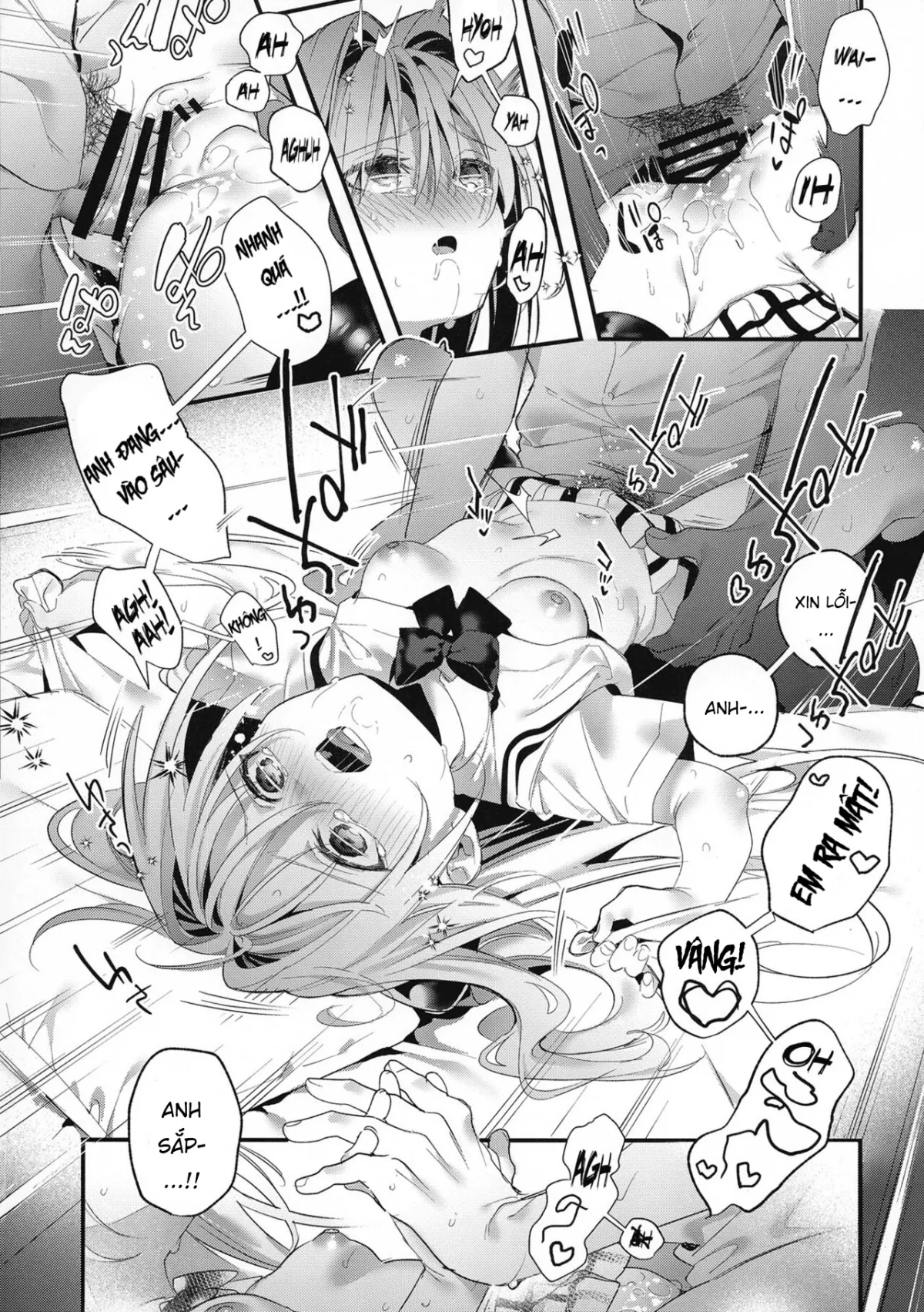 HentaiVN.net - Ảnh 21 - Lần đầu tiên em gọi tên anh [Hajimete Namae Da] - Oneshot