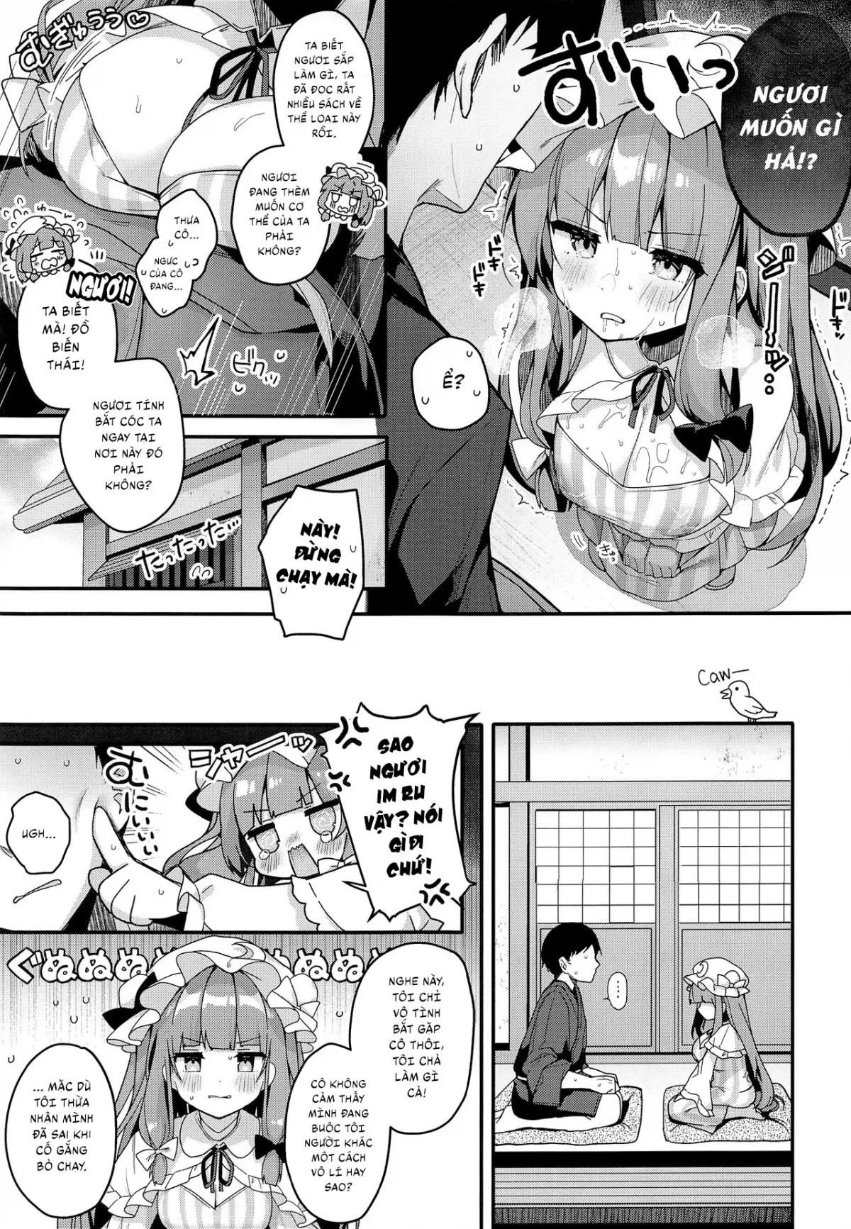 HentaiVN.net - Ảnh 10 - Daitoshokan no Majo wa Kyou mo Shitarinai - Oneshot