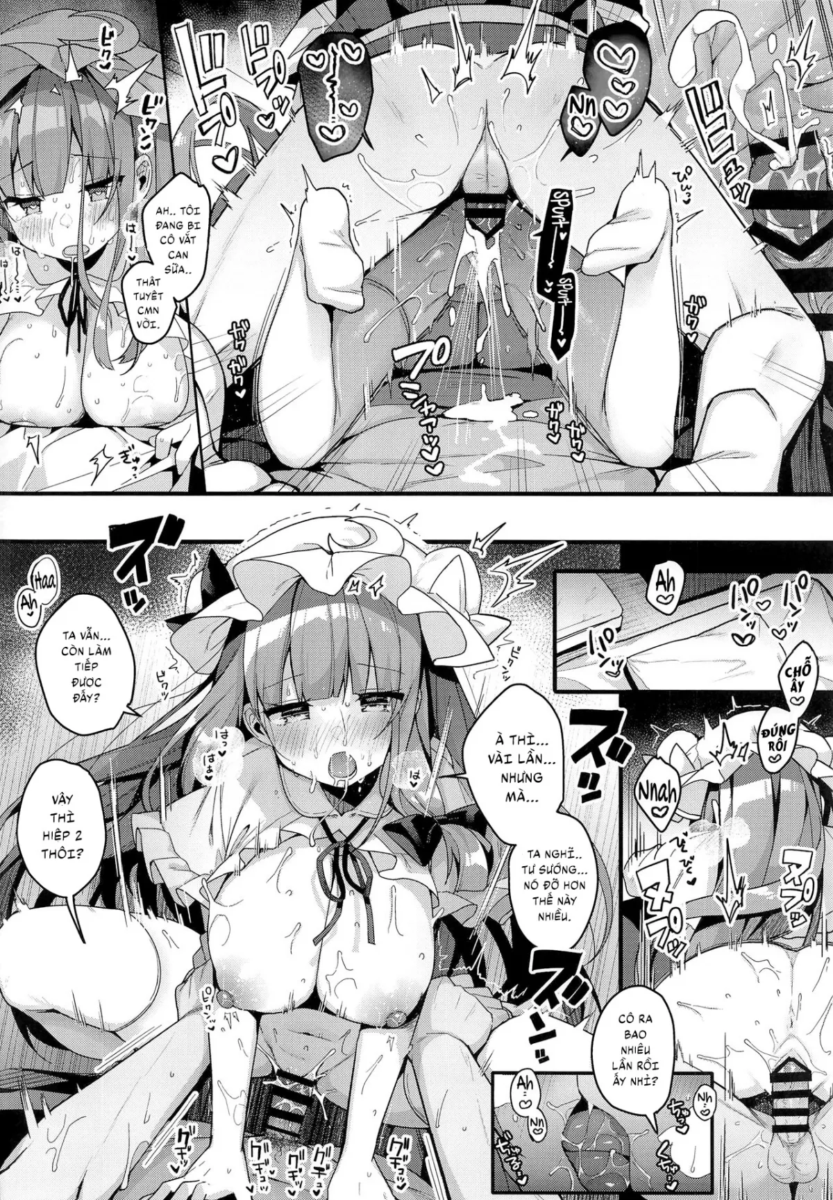 HentaiVN.net - Ảnh 19 - Daitoshokan no Majo wa Kyou mo Shitarinai - Oneshot