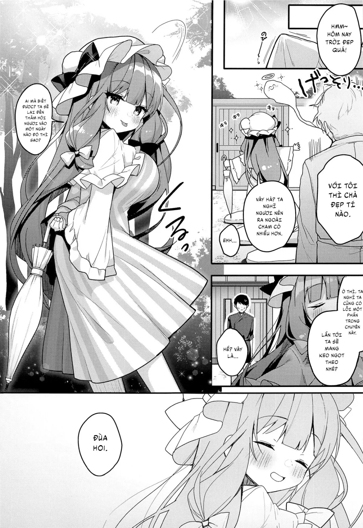 HentaiVN.net - Ảnh 24 - Daitoshokan no Majo wa Kyou mo Shitarinai - Oneshot