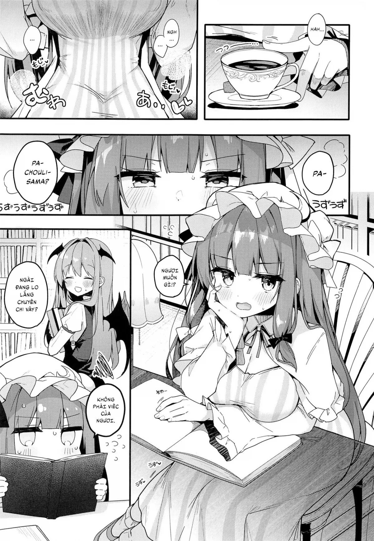 HentaiVN.net - Ảnh 4 - Daitoshokan no Majo wa Kyou mo Shitarinai - Oneshot