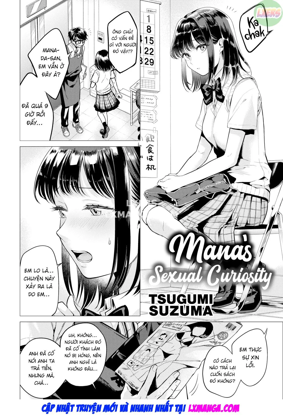 HentaiVN.net - Ảnh 5 - Sự tò mò về tình dục của Mana - Oneshot