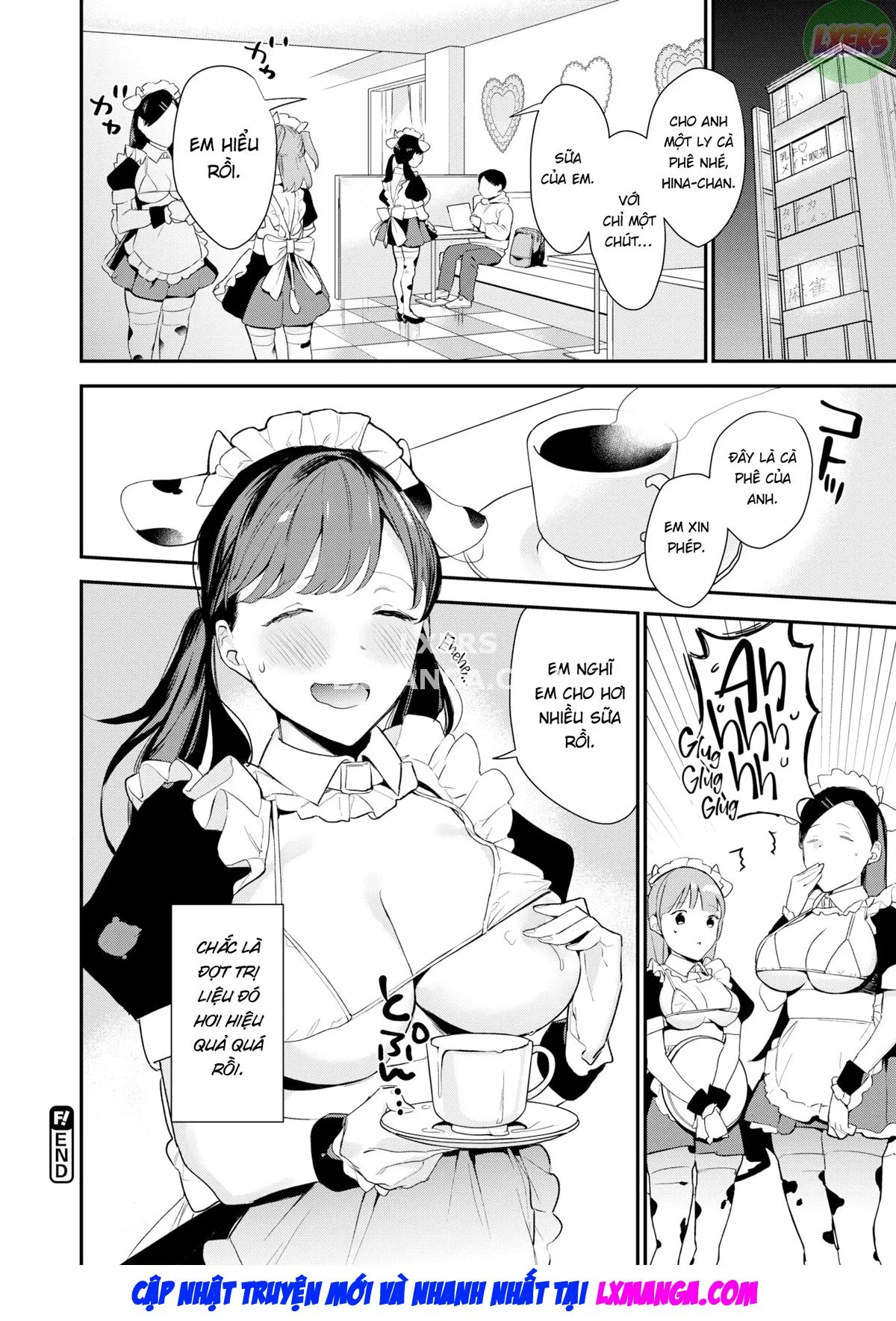 HentaiVN.net - Ảnh 21 - Cho anh xin thêm ít sữa - Oneshot