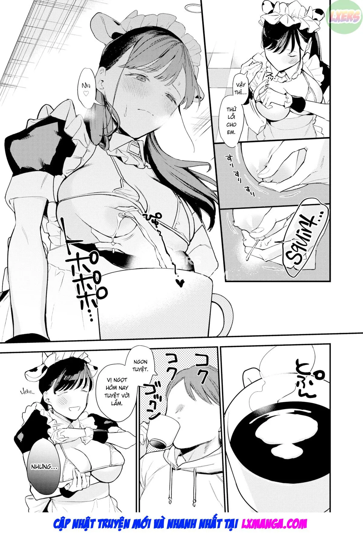 HentaiVN.net - Ảnh 6 - Cho anh xin thêm ít sữa - Oneshot