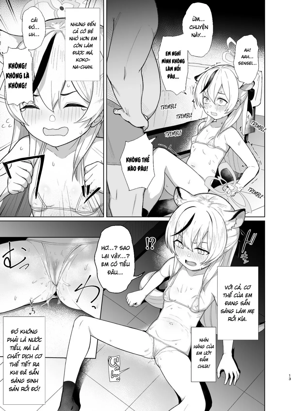 HentaiVN.net - Ảnh 12 - Kokona làm rất tốt! [Taihen Yoku Dekimashita] - Oneshot nứng
