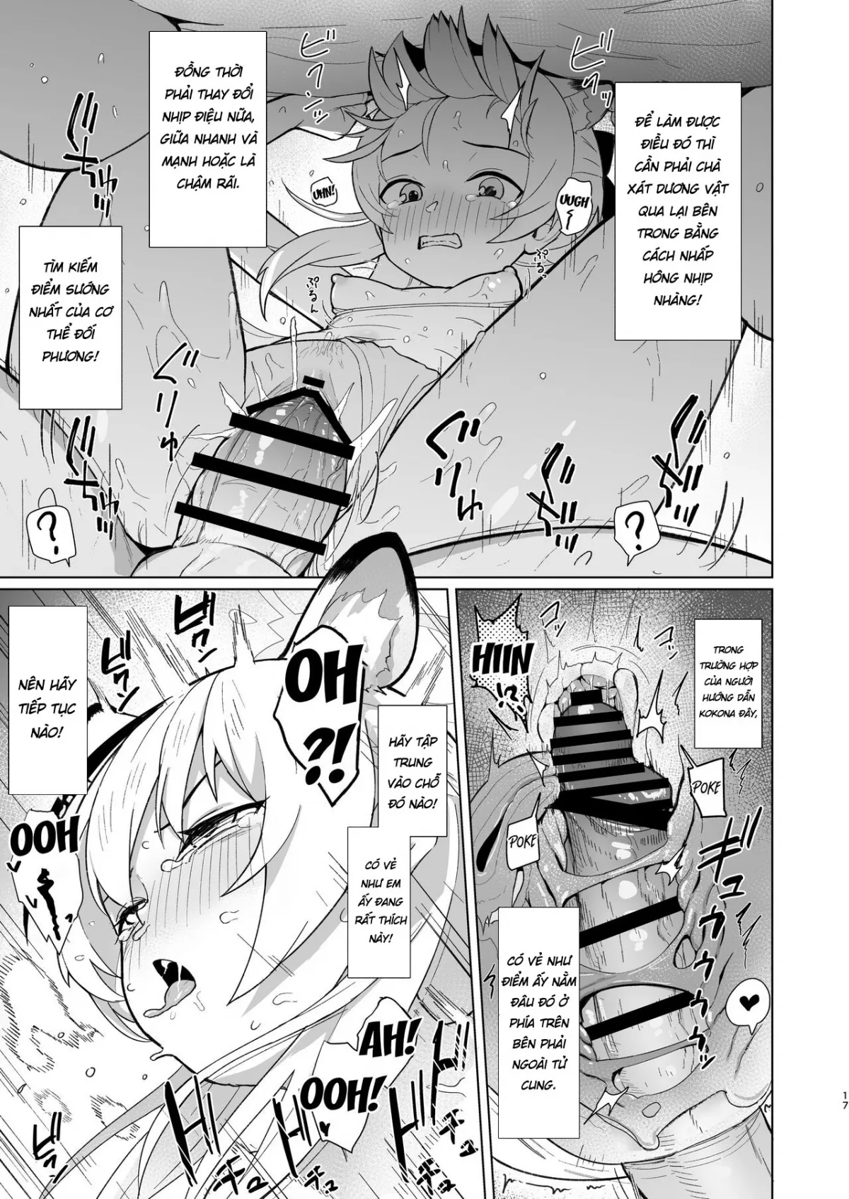 HentaiVN.net - Ảnh 16 - Kokona làm rất tốt! [Taihen Yoku Dekimashita] - Oneshot nứng