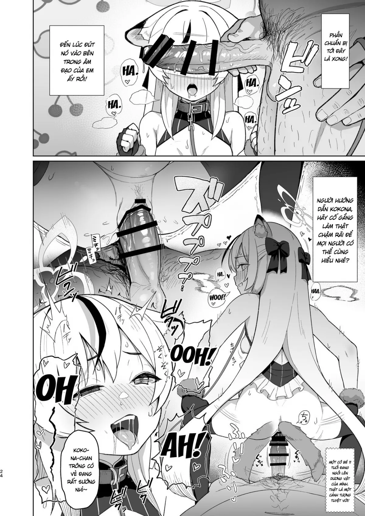 HentaiVN.net - Ảnh 23 - Kokona làm rất tốt! [Taihen Yoku Dekimashita] - Oneshot nứng