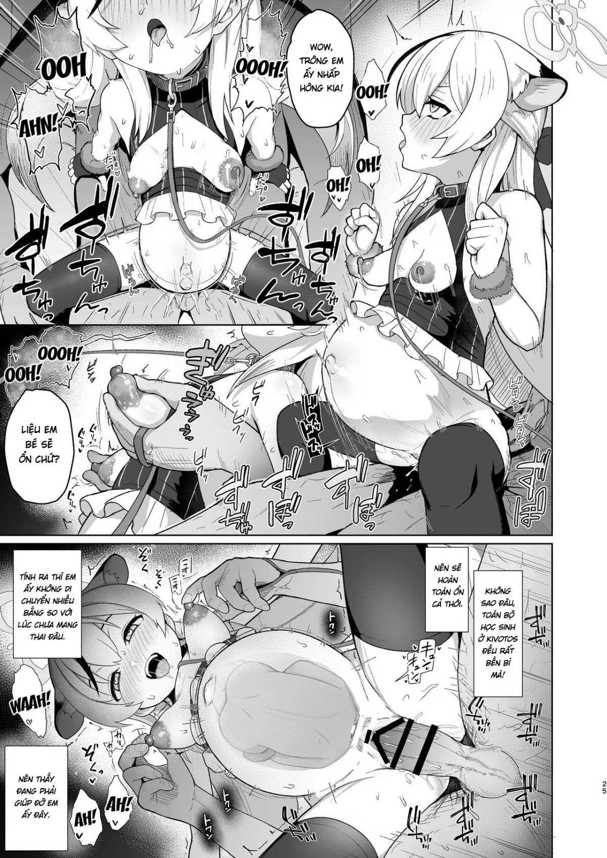 HentaiVN.net - Ảnh 24 - Kokona làm rất tốt! [Taihen Yoku Dekimashita] - Oneshot nứng