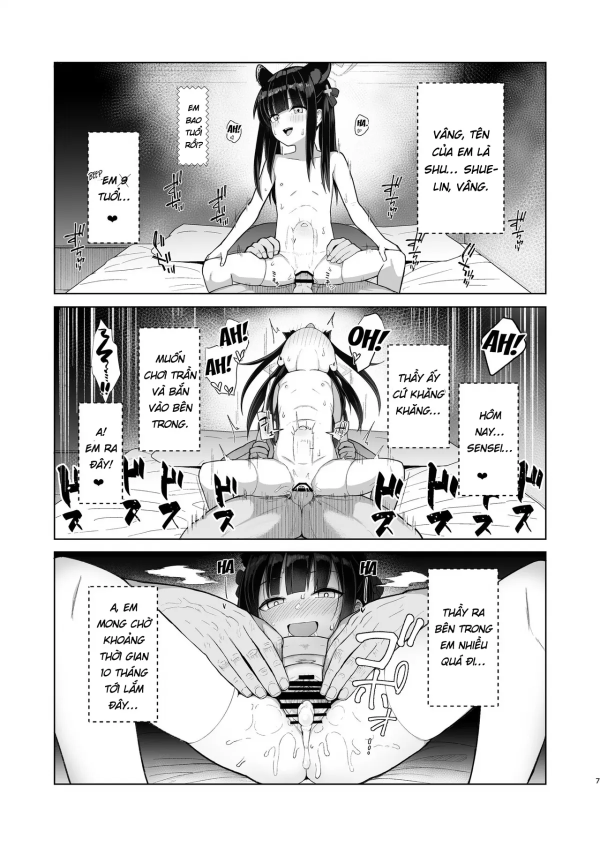 HentaiVN.net - Ảnh 6 - Kokona làm rất tốt! [Taihen Yoku Dekimashita] - Oneshot nứng