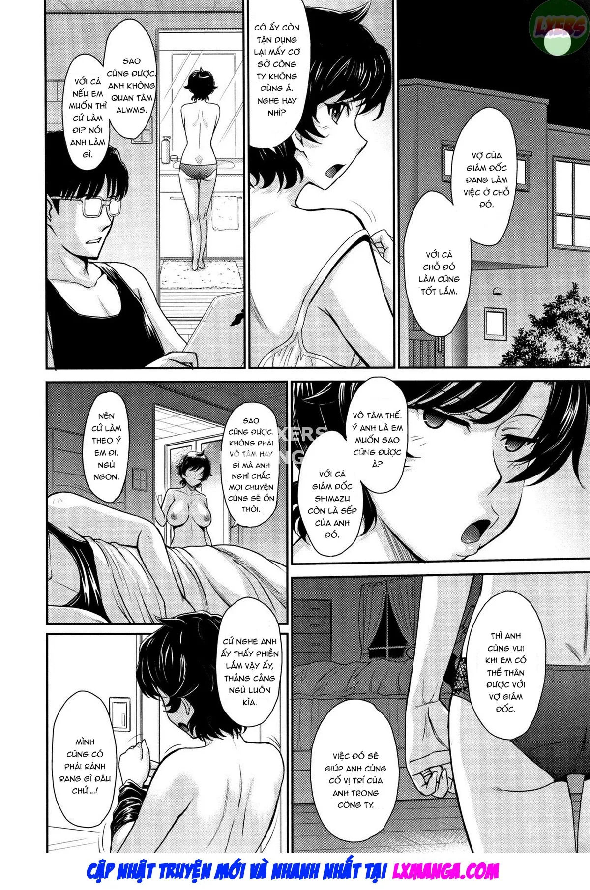 HentaiVN.net - Ảnh 9 - Hitozuma, Mitsu to Niku - Chap 1