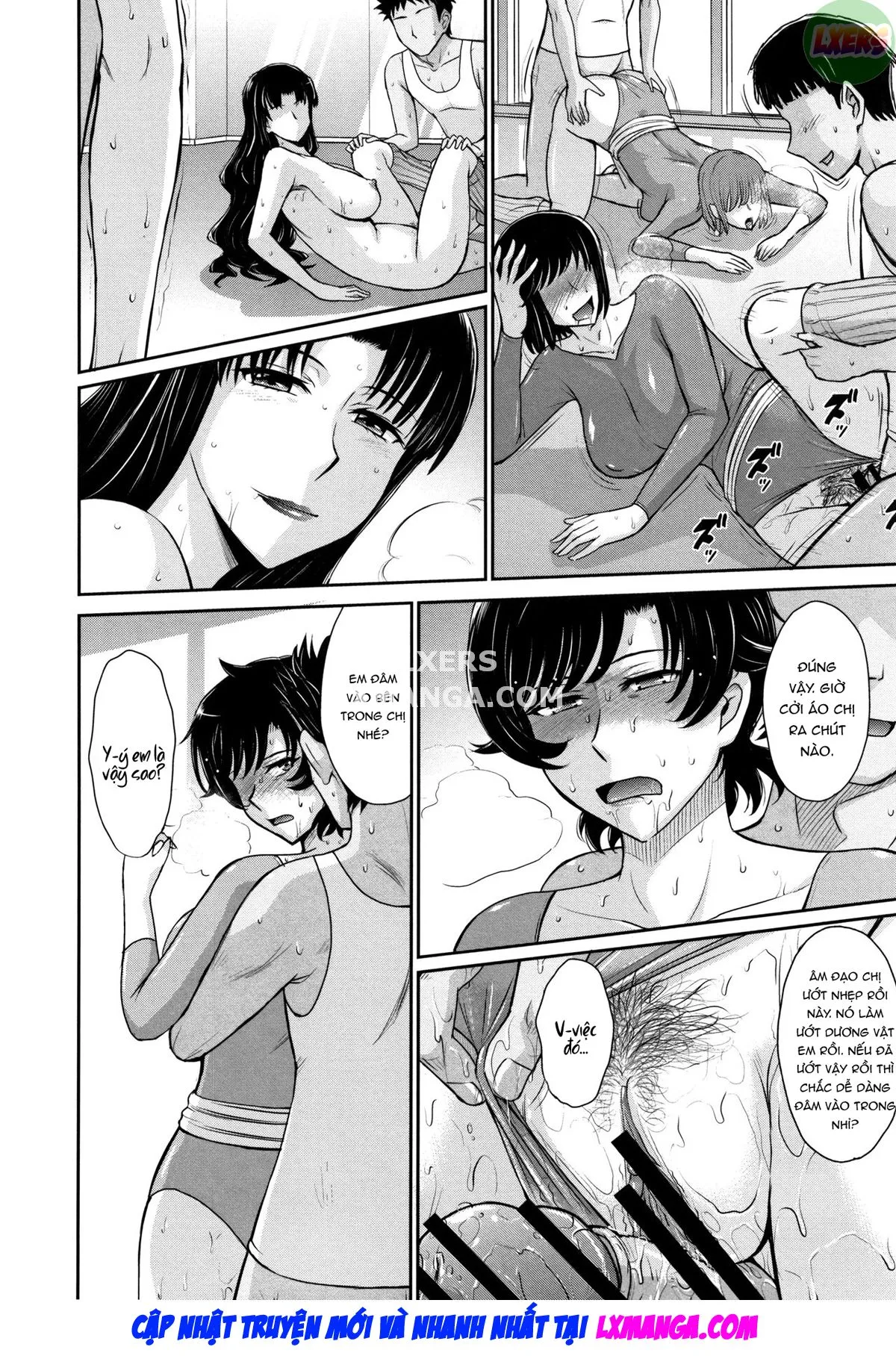 HentaiVN.net - Ảnh 23 - Hitozuma, Mitsu to Niku - Chap 1