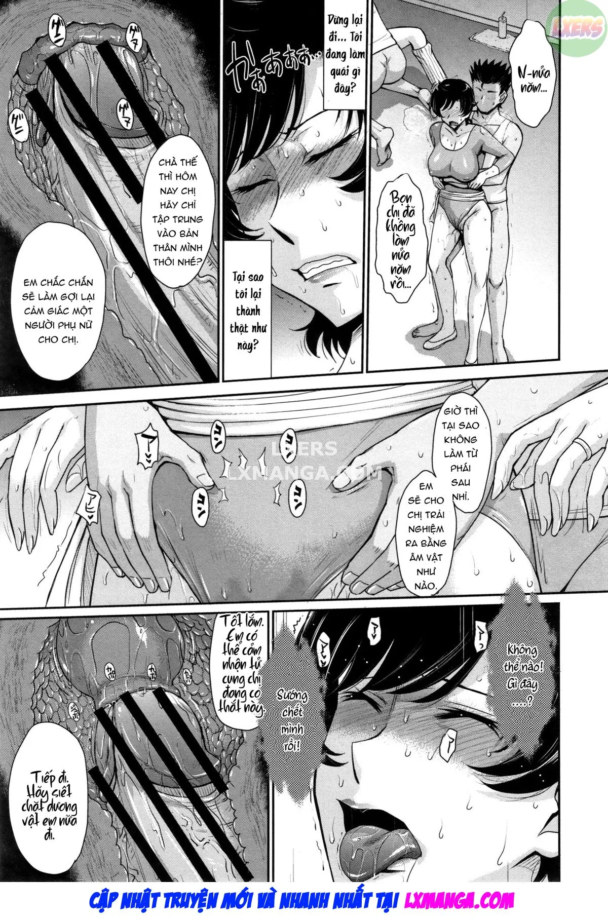 HentaiVN.net - Ảnh 26 - Hitozuma, Mitsu to Niku - Chap 1