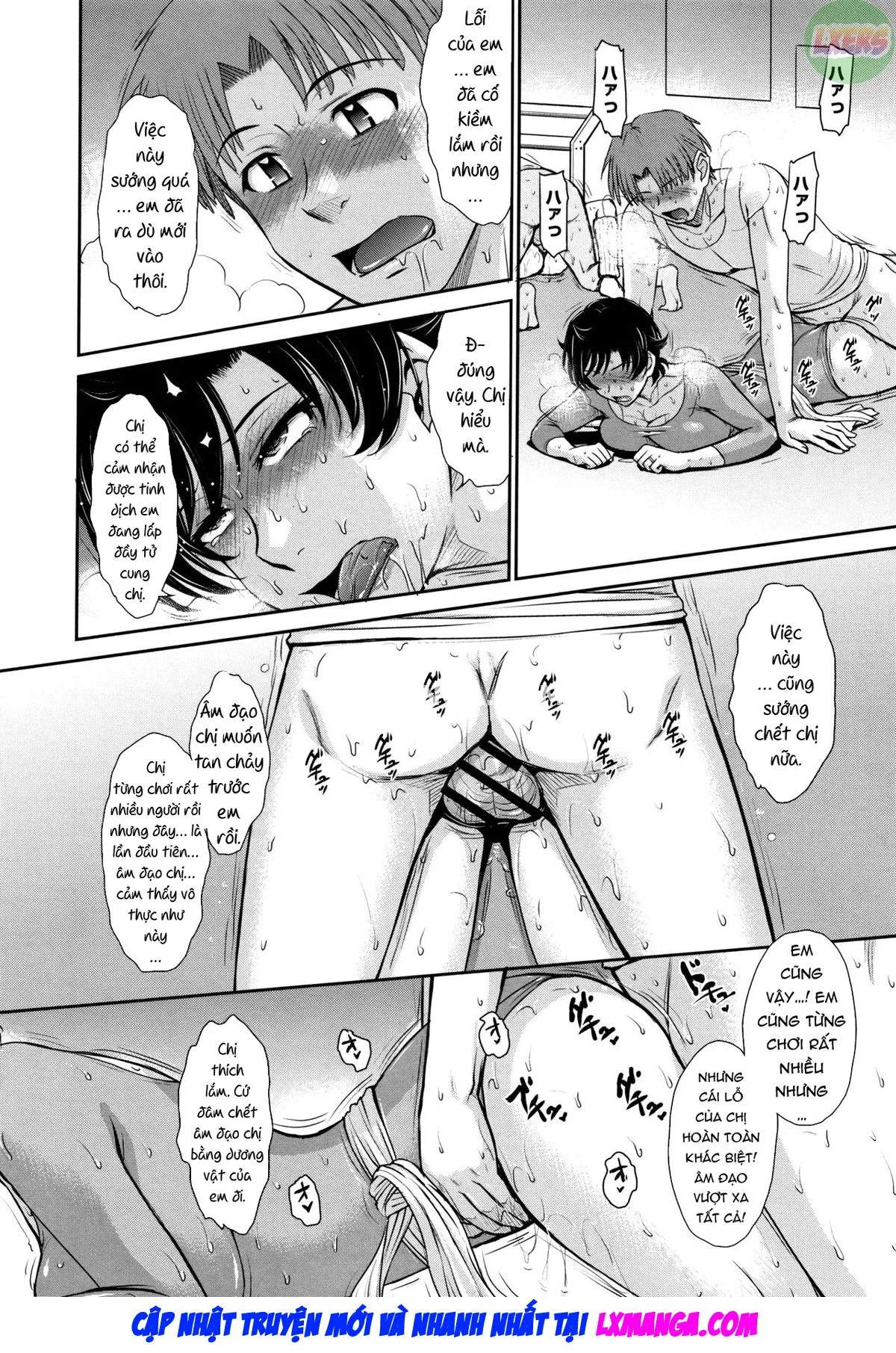 HentaiVN.net - Ảnh 14 - Hitozuma, Mitsu to Niku - Chap 3