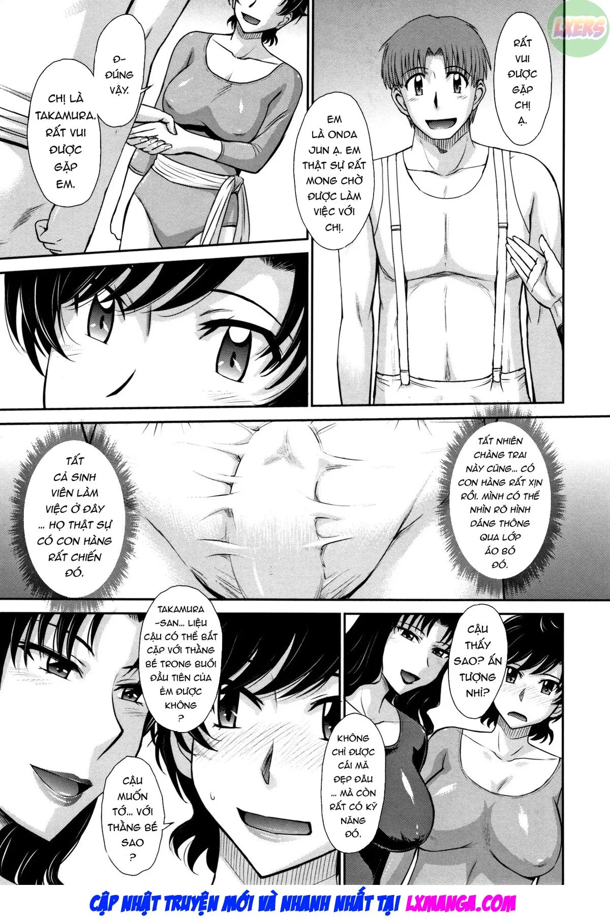 HentaiVN.net - Ảnh 3 - Hitozuma, Mitsu to Niku - Chap 3