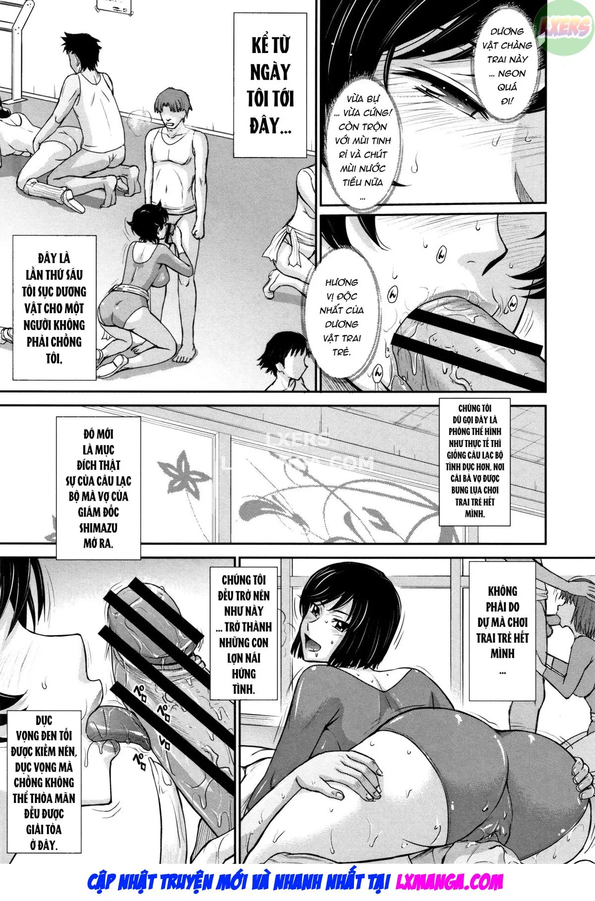 HentaiVN.net - Ảnh 7 - Hitozuma, Mitsu to Niku - Chap 3