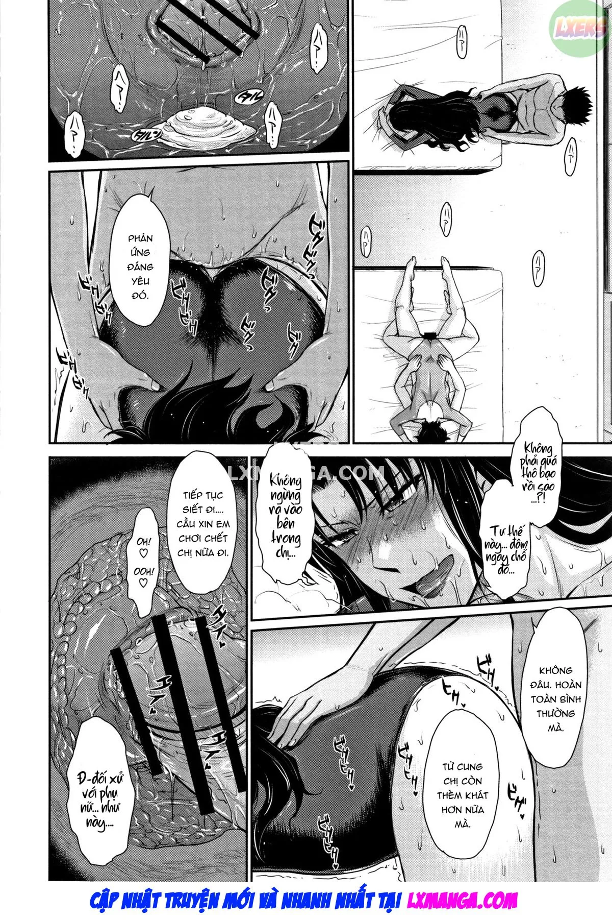 HentaiVN.net - Ảnh 14 - Hitozuma, Mitsu to Niku - Chap 4