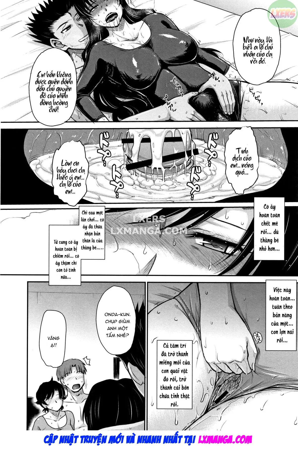 HentaiVN.net - Ảnh 22 - Hitozuma, Mitsu to Niku - Chap 4