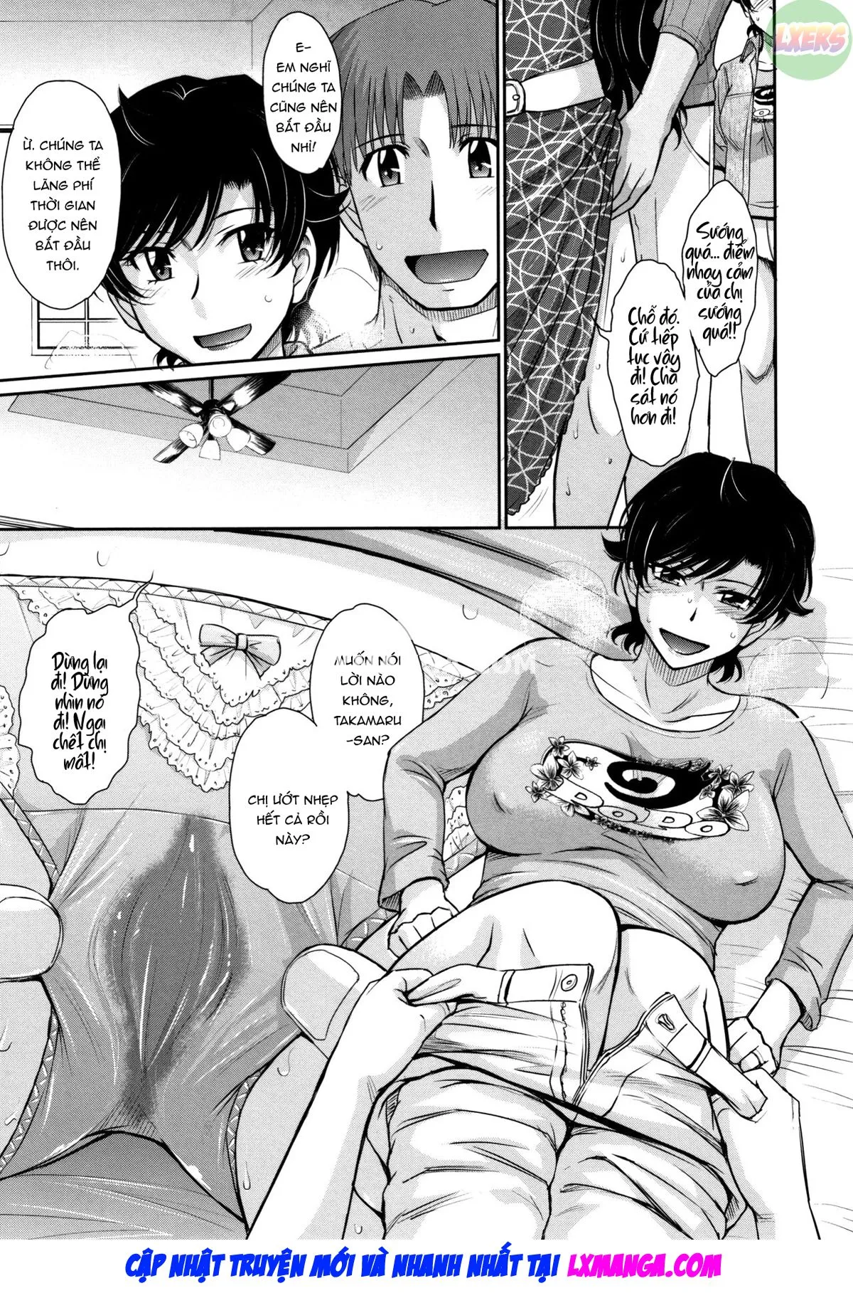 HentaiVN.net - Ảnh 5 - Hitozuma, Mitsu to Niku - Chap 4