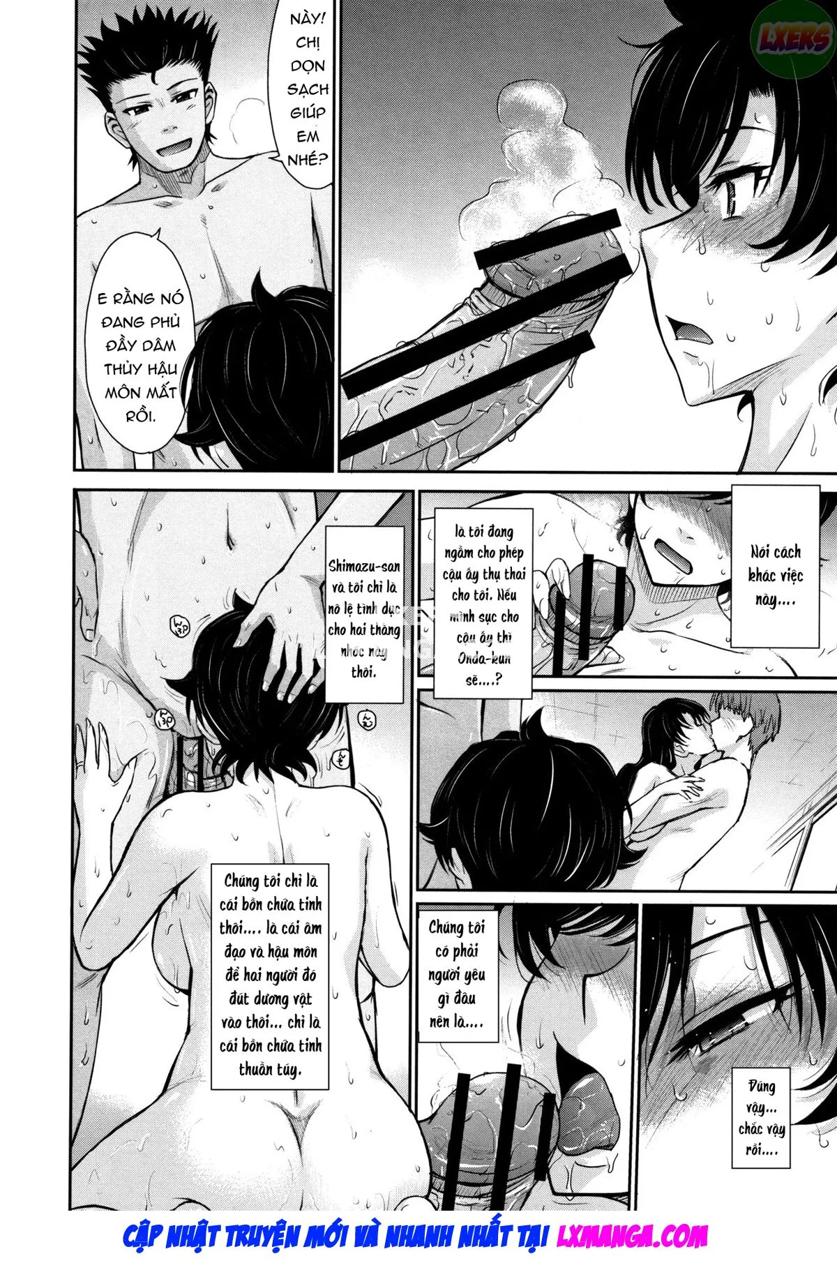 HentaiVN.net - Ảnh 12 - Hitozuma, Mitsu to Niku - Chap 5