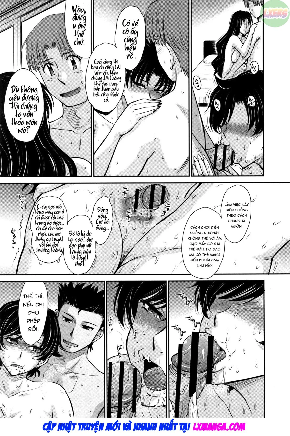 HentaiVN.net - Ảnh 13 - Hitozuma, Mitsu to Niku - Chap 5