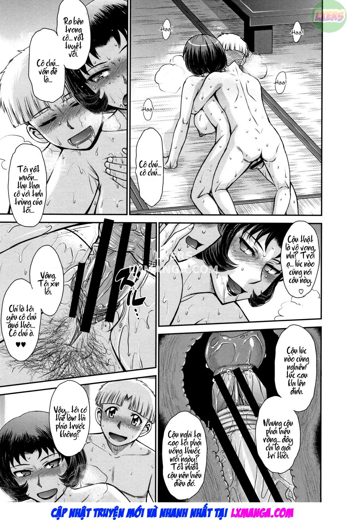 HentaiVN.net - Ảnh 15 - Hitozuma, Mitsu to Niku - Chap 6