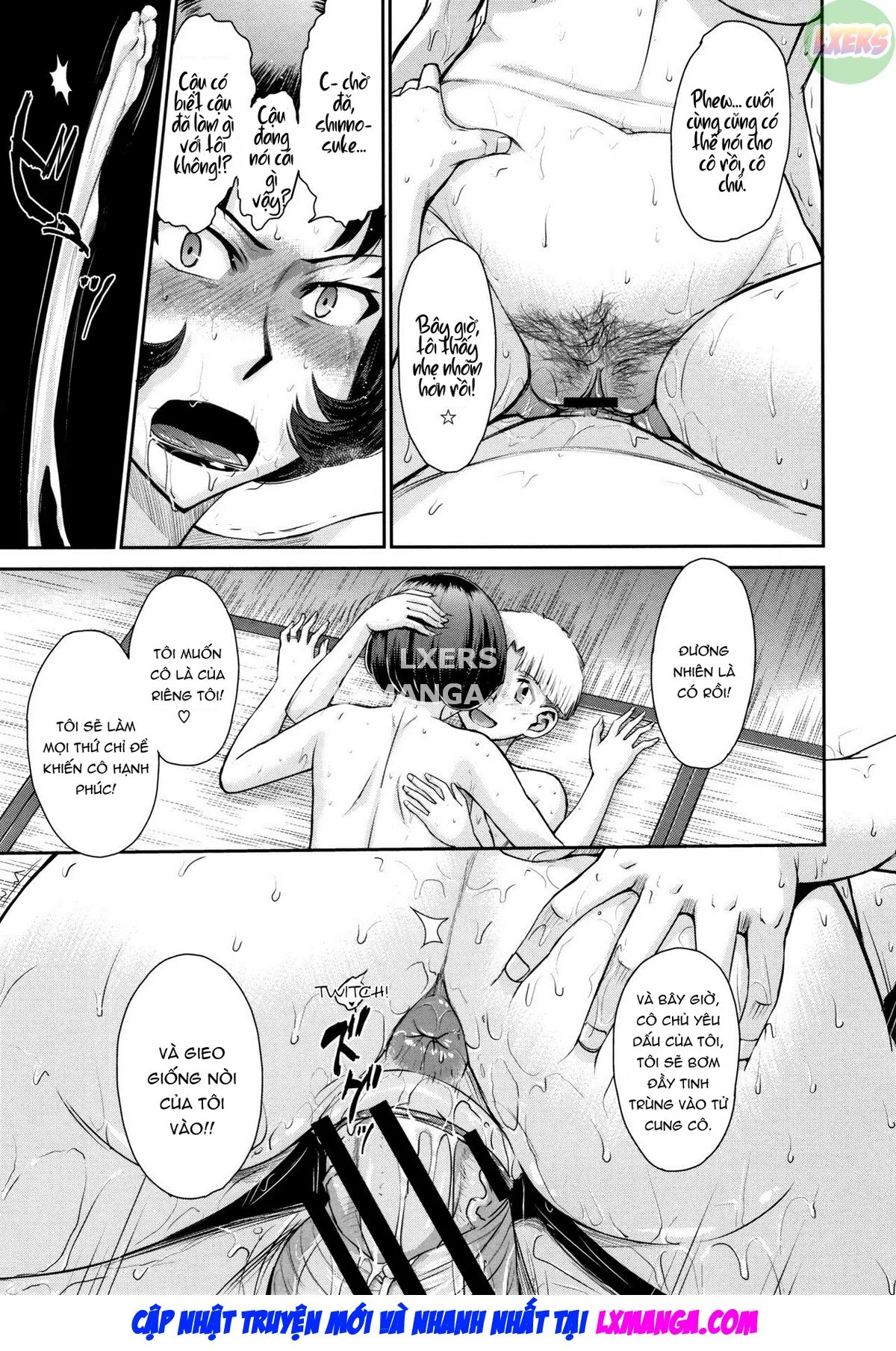 HentaiVN.net - Ảnh 21 - Hitozuma, Mitsu to Niku - Chap 6