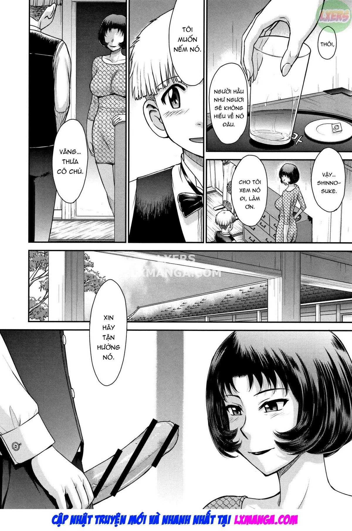 HentaiVN.net - Ảnh 4 - Hitozuma, Mitsu to Niku - Chap 6