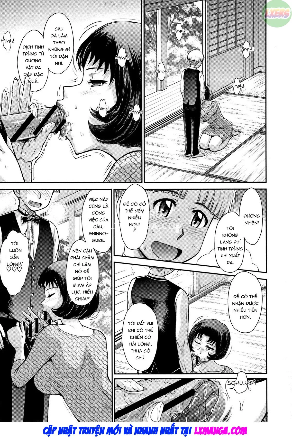 HentaiVN.net - Ảnh 5 - Hitozuma, Mitsu to Niku - Chap 6