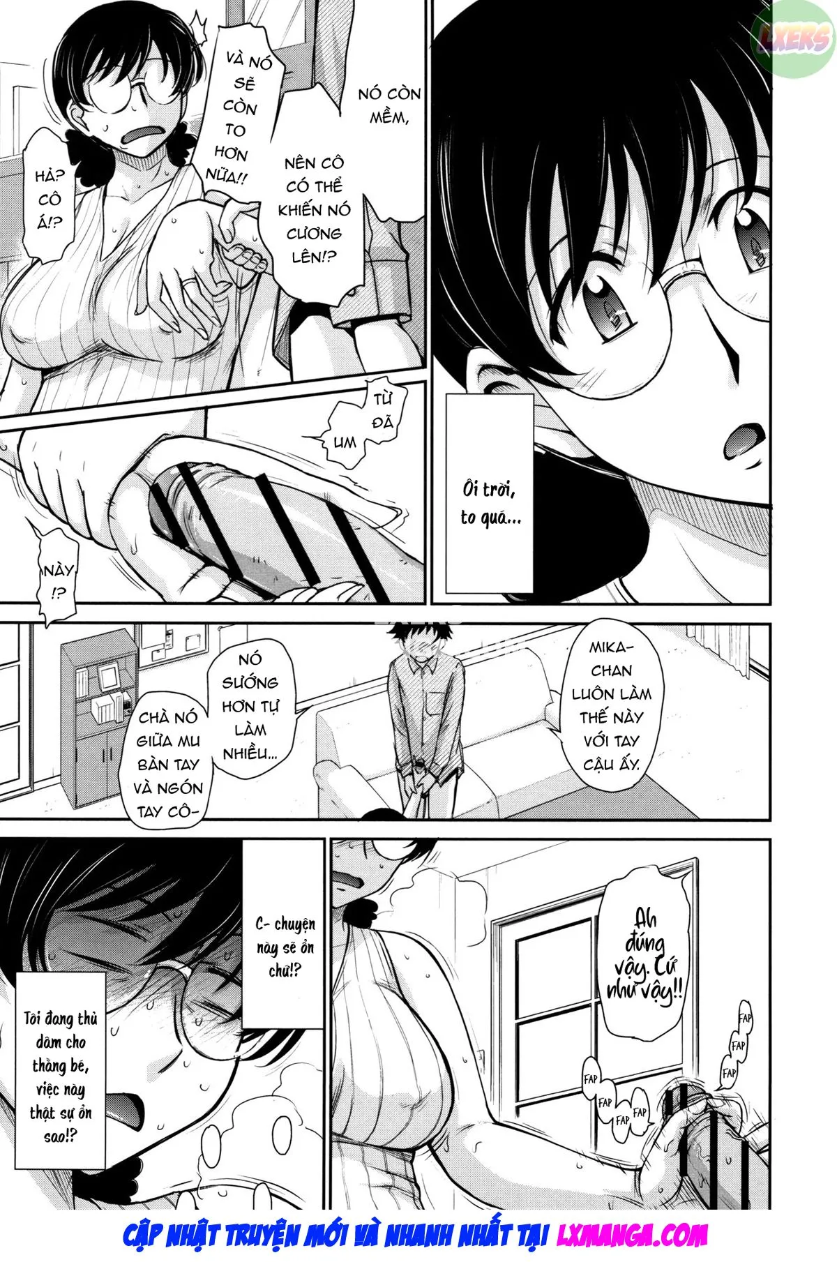 HentaiVN.net - Ảnh 5 - Hitozuma, Mitsu to Niku - Chap 7