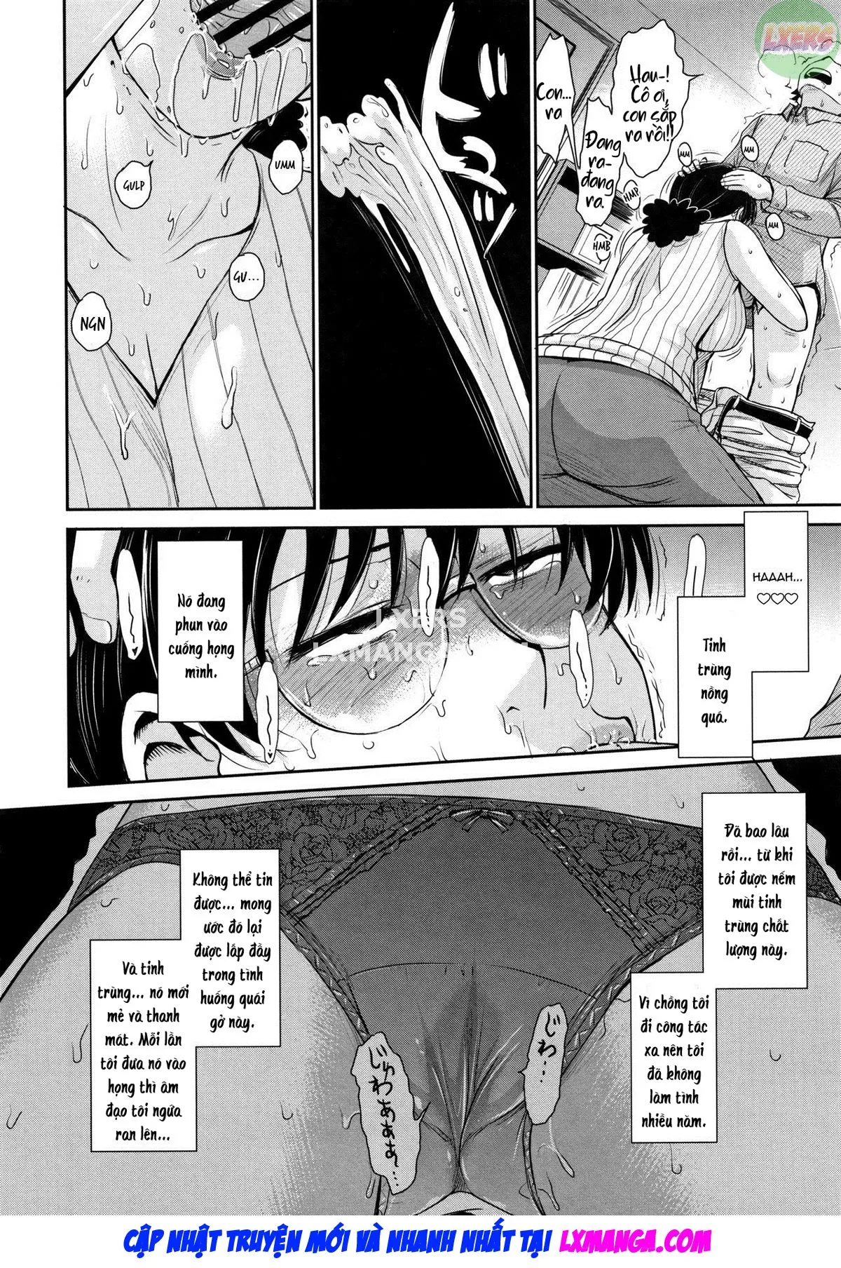 HentaiVN.net - Ảnh 8 - Hitozuma, Mitsu to Niku - Chap 7