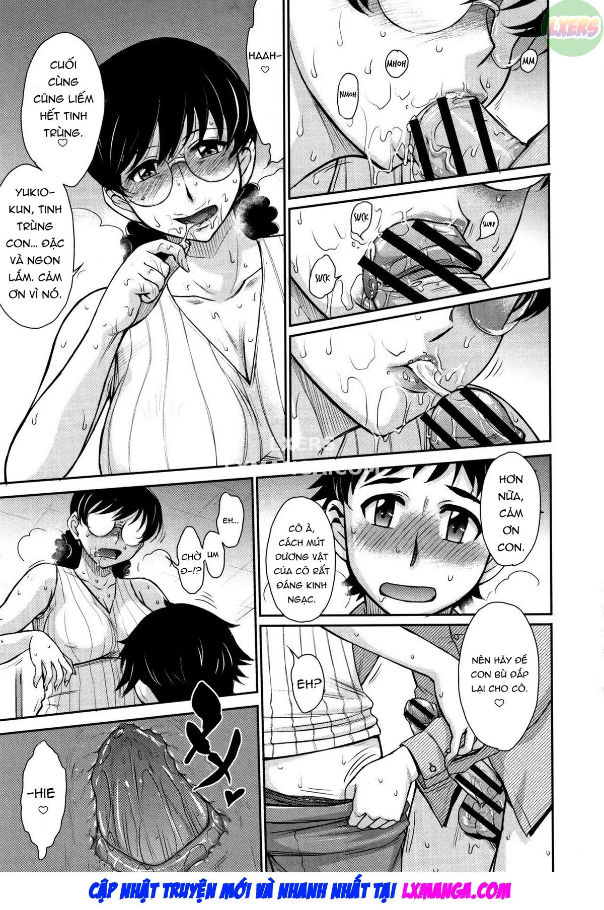 HentaiVN.net - Ảnh 9 - Hitozuma, Mitsu to Niku - Chap 7
