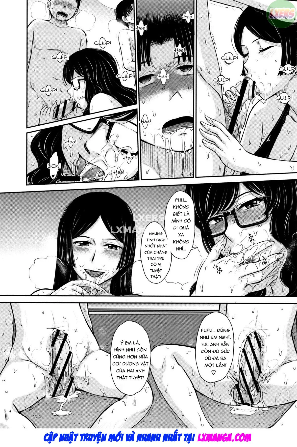 HentaiVN.net - Ảnh 10 - Hitozuma, Mitsu to Niku - Chap 8
