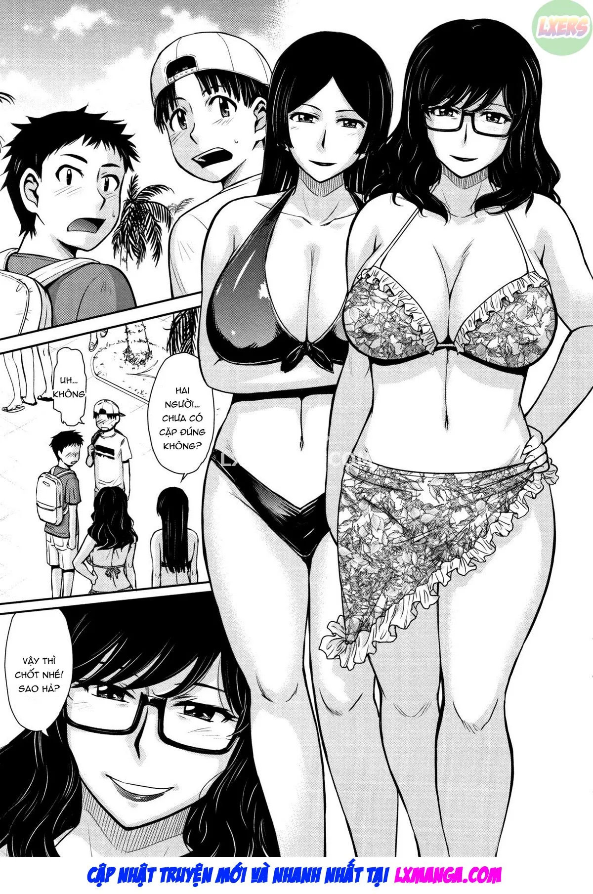 HentaiVN.net - Ảnh 3 - Hitozuma, Mitsu to Niku - Chap 8
