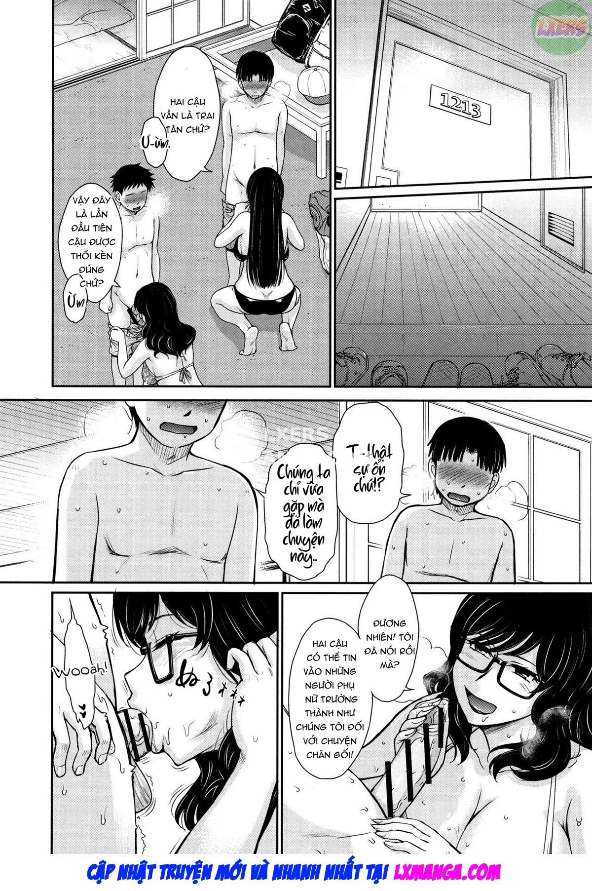 HentaiVN.net - Ảnh 8 - Hitozuma, Mitsu to Niku - Chap 8