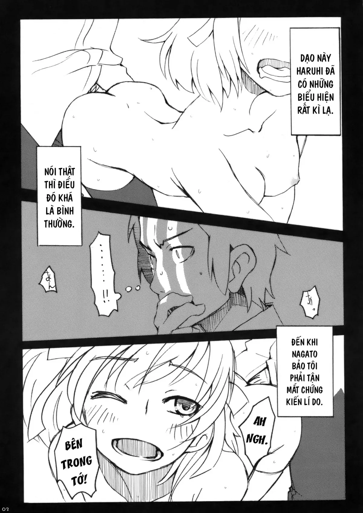 HentaiVN.net - Ảnh 3 - Cái thai của Suzumiya Haruhi [Suzumiya Haruhi no Fukuon, Matawa Genzai] - Oneshot