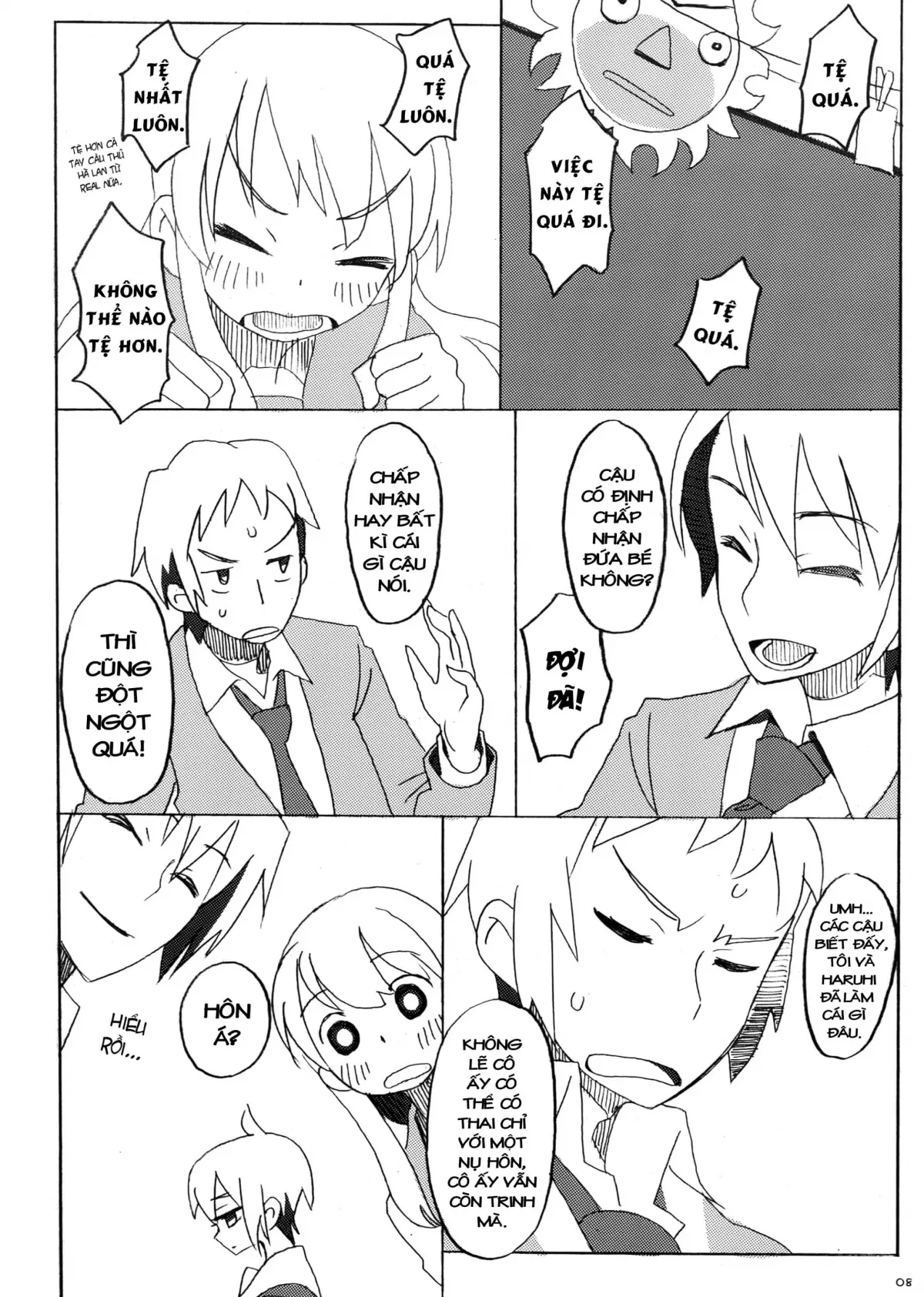 HentaiVN.net - Ảnh 8 - Cái thai của Suzumiya Haruhi [Suzumiya Haruhi no Fukuon, Matawa Genzai] - Oneshot