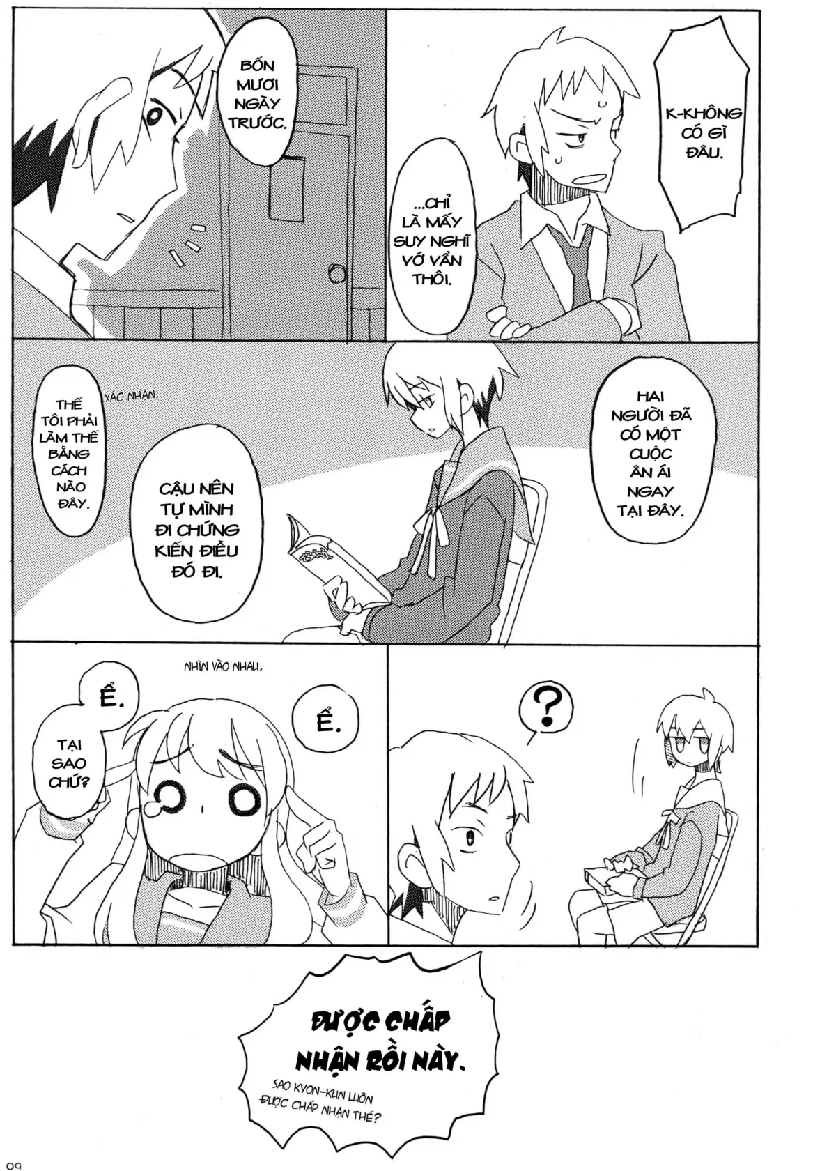 HentaiVN.net - Ảnh 9 - Cái thai của Suzumiya Haruhi [Suzumiya Haruhi no Fukuon, Matawa Genzai] - Oneshot