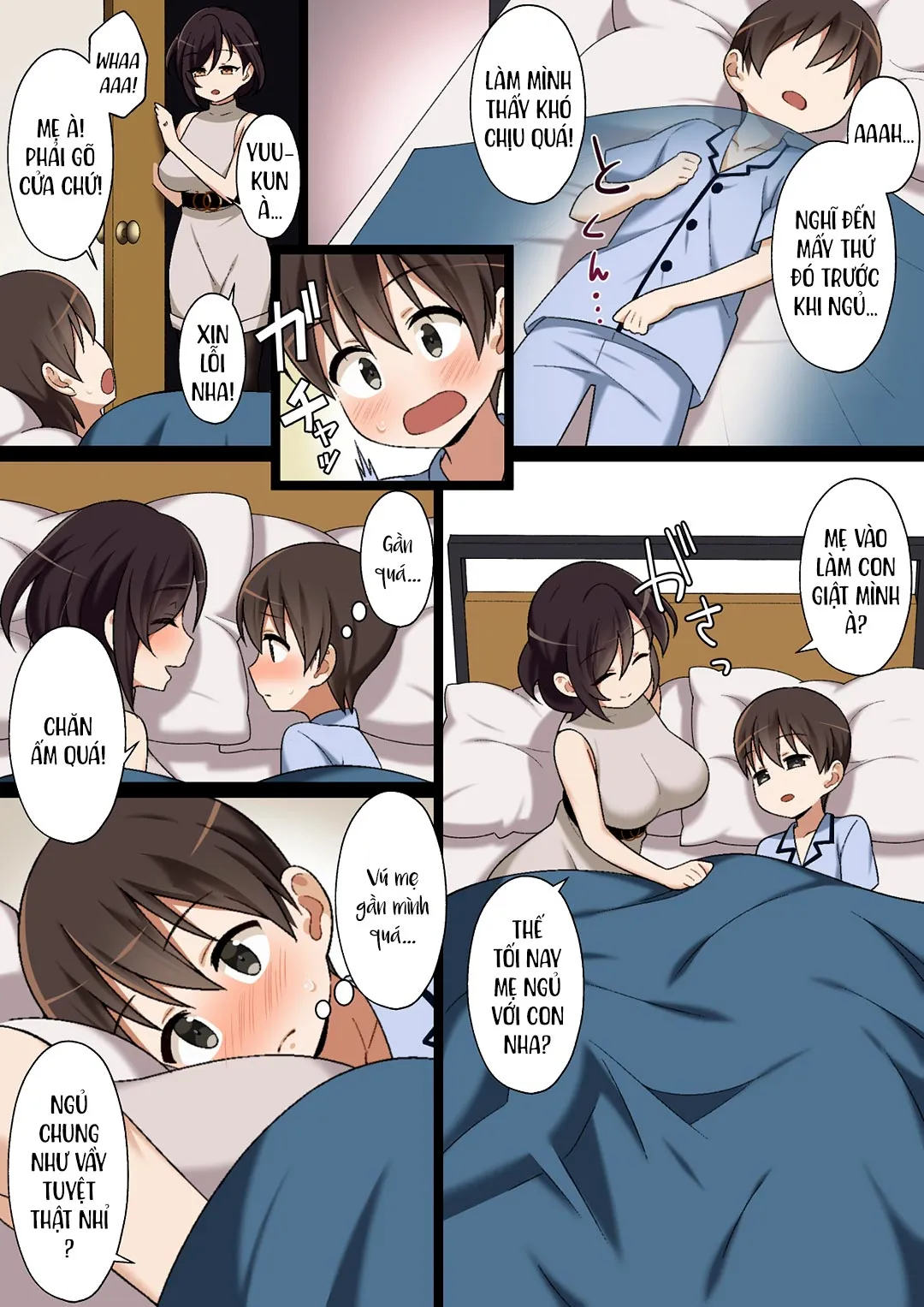 HentaiVN.net - Ảnh 4 - Mẹ là lần đầu tiên của tôi [My First sexual experience with my mother; Atarashii Okaa-san to Ecchi na Hatsutaiken] - Oneshot