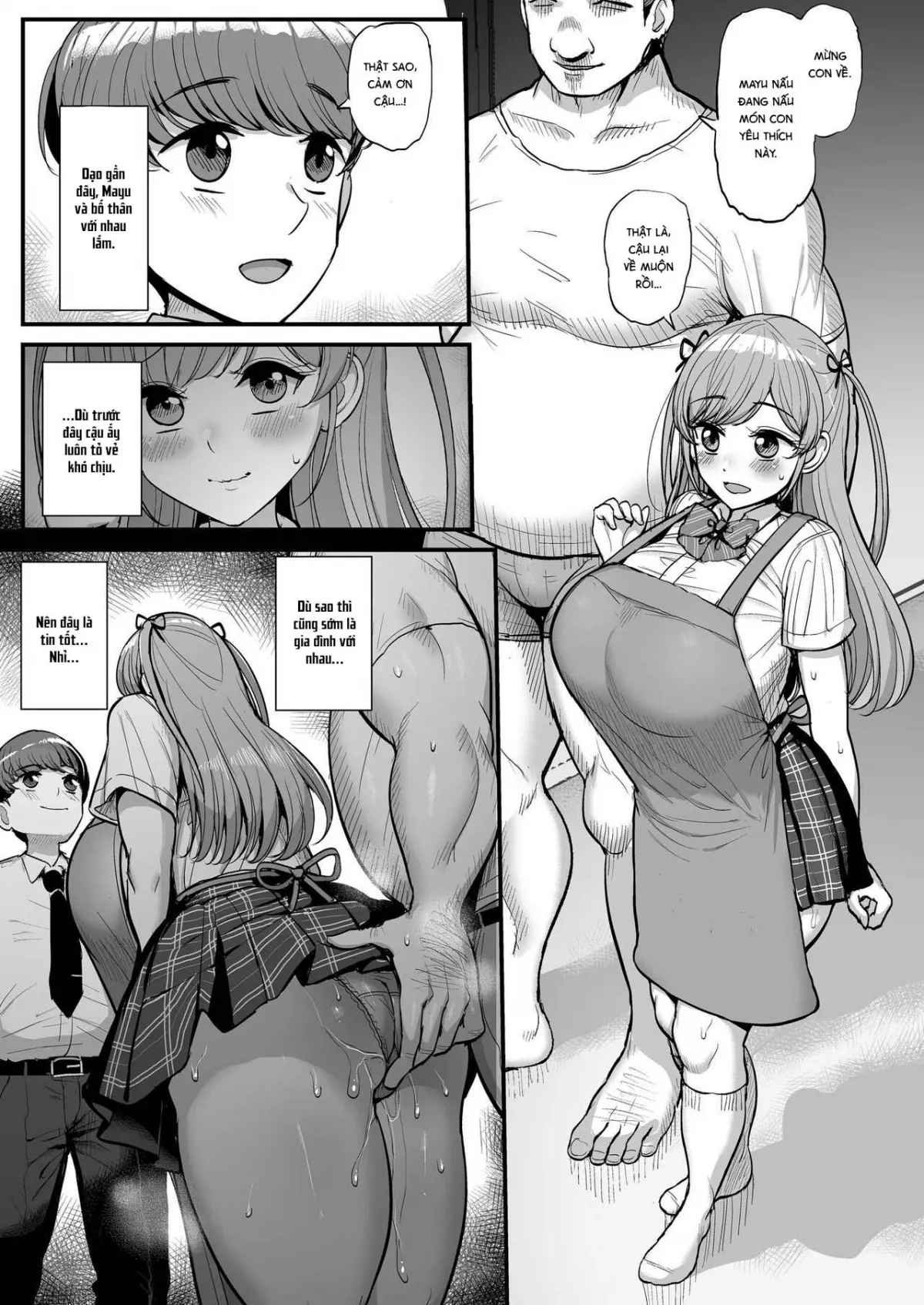 HentaiVN.net - Ảnh 14 - Minimum Kanojo wa Oyaji no Seidorei -Kazoku Ryokou Hen- [ミニマム彼女は親父の性奴●] - Chap 1