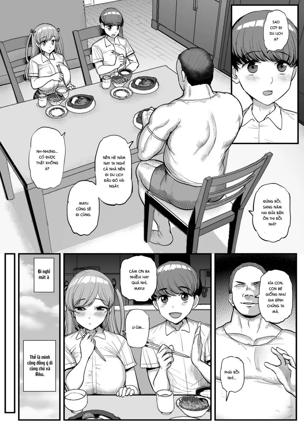 HentaiVN.net - Ảnh 15 - Minimum Kanojo wa Oyaji no Seidorei -Kazoku Ryokou Hen- [ミニマム彼女は親父の性奴●] - Chap 1