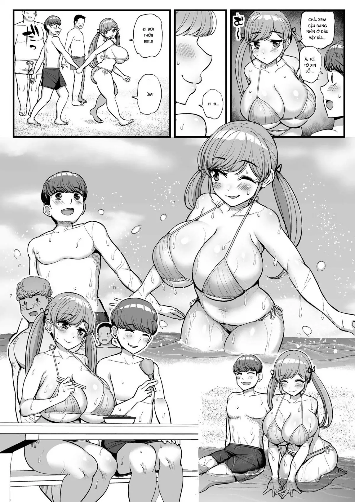 HentaiVN.net - Ảnh 18 - Minimum Kanojo wa Oyaji no Seidorei -Kazoku Ryokou Hen- [ミニマム彼女は親父の性奴●] - Chap 1