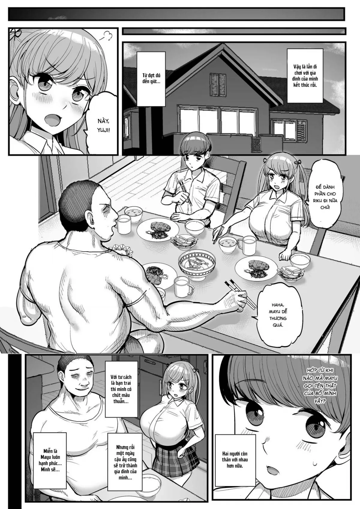 HentaiVN.net - Ảnh 30 - Minimum Kanojo wa Oyaji no Seidorei -Kazoku Ryokou Hen- [ミニマム彼女は親父の性奴●] - Chap 2