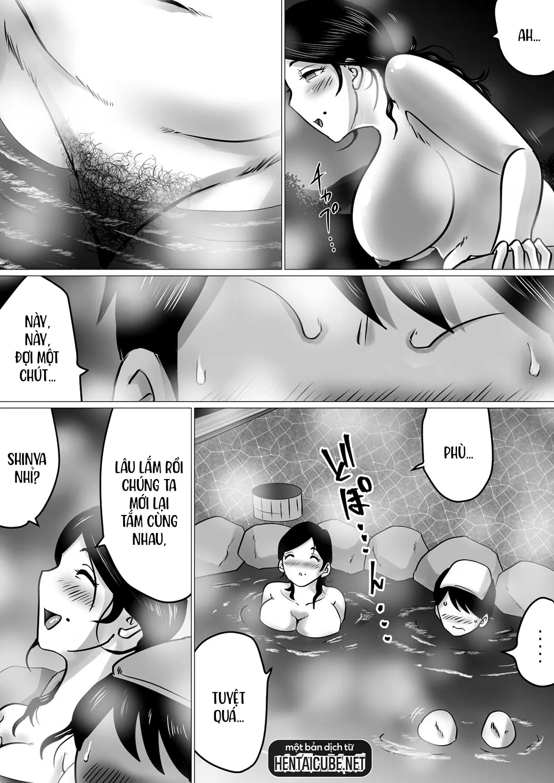 HentaiVN.net - Ảnh 6 - Cùng mẹ đi suối nước nóng [Hot Spring Trip With My Mature Mother ~ I Was Going To Be Filial, But My Mom's Body Was Too Sexy~; Jukubo To Futari De, Onsen Ryokou. ~Oyakoukou Suru Tsumori Ga, Kaa-San No Karada Ga Ero Sugita Node…~] - Oneshot