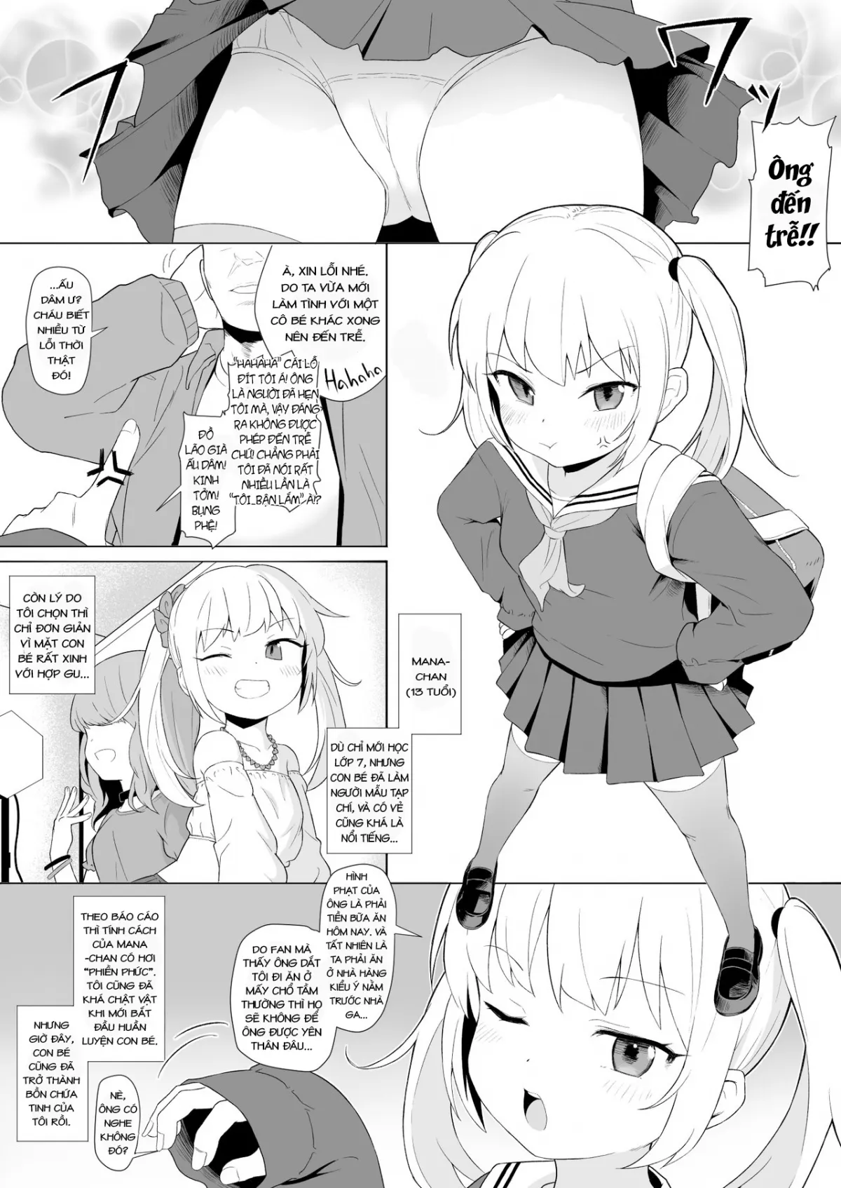 HentaiVN.net - Ảnh 9 - Anoko wa Oji-san no Mesu - Oneshot